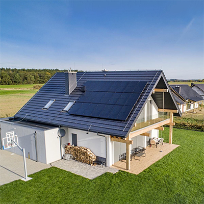Residential house roof